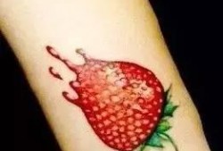 网红吃瓜纹身图片大全,揭秘时尚纹身背后的故事